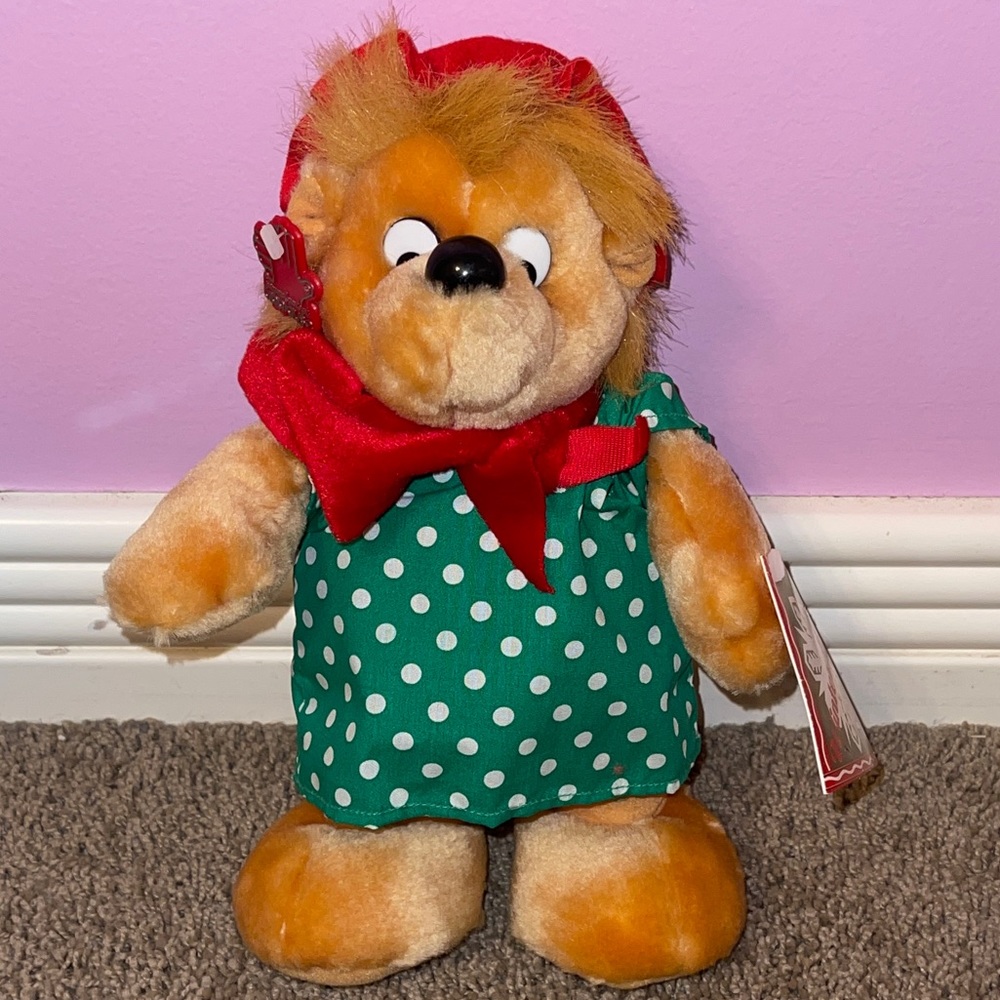Vintage berenstain bears mama bear winter magic applause plush stuffed animal
